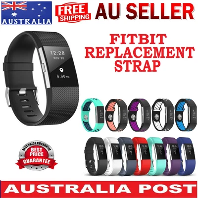 $8.95 • Buy Fitbit Charge 2 Silicone Replacement Strap Sports Band Bracelet Wristband AUS