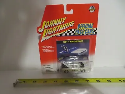 Johnny Lightning Official Pace Cars 1964 1/2 Ford Mustang White 2009 MOC • $9