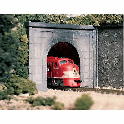 Woodland Scenics C1152 N-Scale Concrete Tunnel Portals Single Track (2) • $10.51