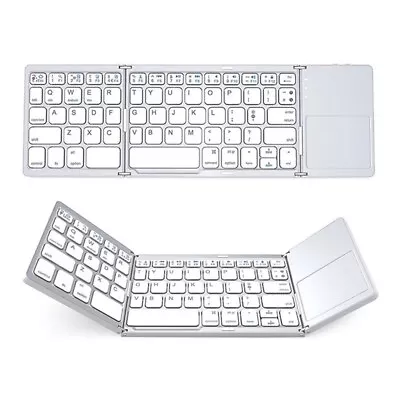 Mini Foldable Wireless Bluetooth Keyboard With Touchpad For PC Smartphone Table • $30.31