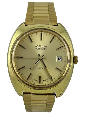 High Quality Gilded Alpina Sea-Strong Automatic Eta 2783 With Date Works • $525.01