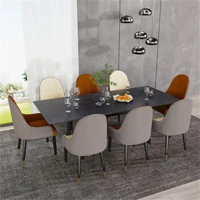 $895.96 • Buy Extendable Dining Table 6-12 Seat W/ Sturdy Oval Leg Christmas Eve Dinner Party