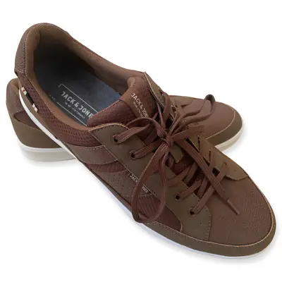 £24.99 • Buy Men’s Size UK 11 / EU 45 JACK & JONES Brown Casual Trainer Shoes