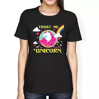 1Tee Womens Loose Fit Trust Me I'm A Unicorn T-Shirt • £7.99
