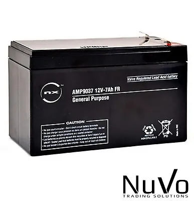 12v 7Ah 20HR Heavy Duty Lead Acid Rechargeable Battery For Kids Ride On Cars • £14.95