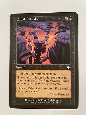 Magic: The Gathering - Cabal Ritual - Torment - Pack Fresh! • $12