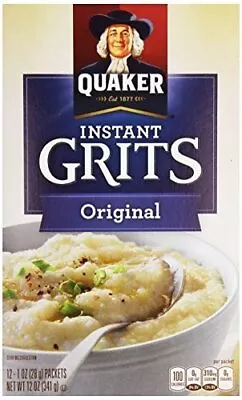 Quaker Instant Grits Original 10 Count Pack Of 6 Boxes • £29.75