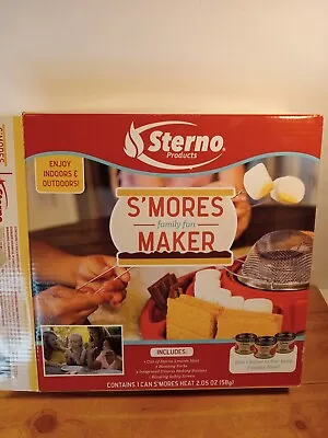 S'Mores Maker Red Campfire Kit Indoor / Outdoor Dishwasher Safe Family Fun • $18.66