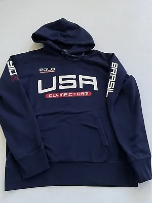 Ralph Lauren USA Olympic Team Polo Hoodie Size Large  • £24.99