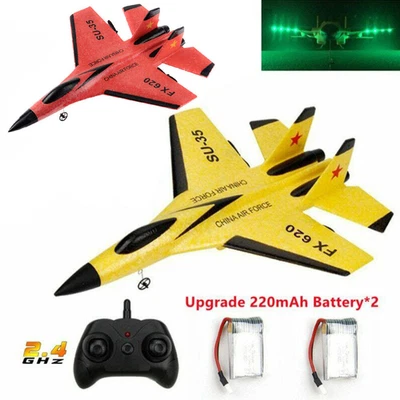 £19.79 • Buy Kid Boy SU-35 Model Plane Toy EPP Foam Remote Control Airplane RC Glider