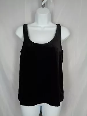 J Crew Black Velvet Sleeveless Top Size 0 New • $30