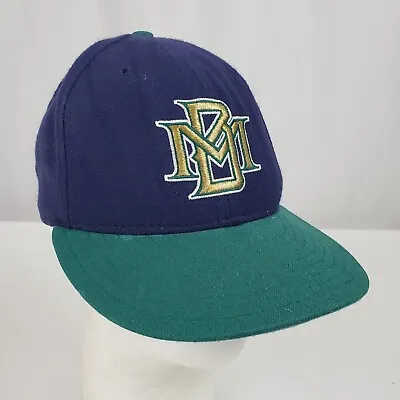Vintage 90s Milwaukee Brewers New Era 59/50 Fitted Hat Cap 7 1/8 Wool Made USA • $39.99