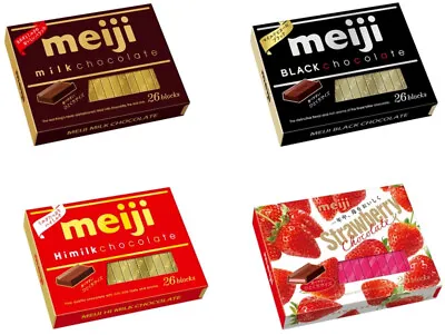 Meiji Milk Chocolate Candy Sweet Food Strawberry Snack Assortment BOX Set Japan • $16.85