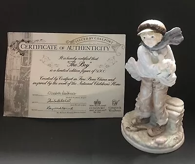 Coalport Bone China THE BOY Ltd Ed Sculpted By Sheila Mitchell 1985 With COA • £20