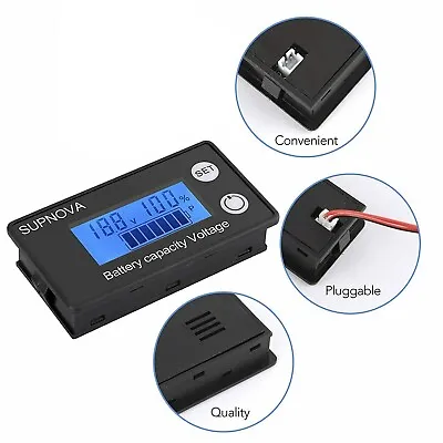 8v Battery Capacity Load Tester Indicator For Car Golf Cart RV Marine Boat • $14.81