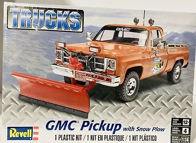 Revell 857222 GMC Pickup With Snow Plow 1:24 Scale Skill Lvl 4 • $22.95