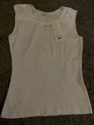 Craft Womens/Ladies Sleeveless Base Layer Top White Large Sports Gym Wear • £25