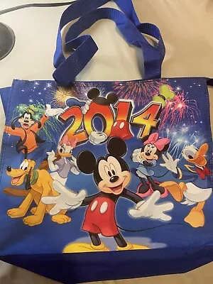 Disney Mickey Minnie Pluto Donald Duck Goofy (2014) Canvas Reusable Tote • $14.99