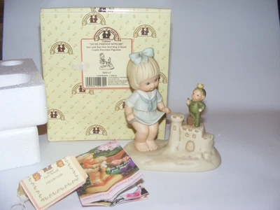 £19.37 • Buy Enesco Memories Of Yesterday Figurine DO BE FRIENDS WITH ME 529117 Girl With Boo
