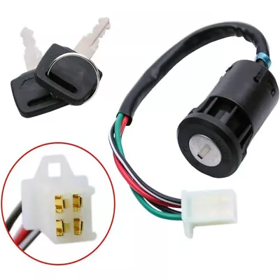 US Universal 4Pin Start Ignition Key Switch For 50cc-250cc Motorcycle ATV Parts • $23.99