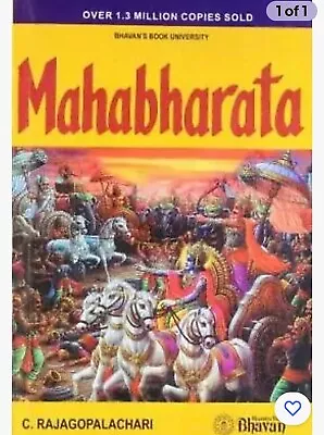 Mahabharata - Paperback By C. Rajagopalachari - New • $14.98