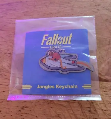 Fallout Crate Loot Crate Jangles The Moon Monkey Key Chain Keychain Rocket 2.5  • £9.63