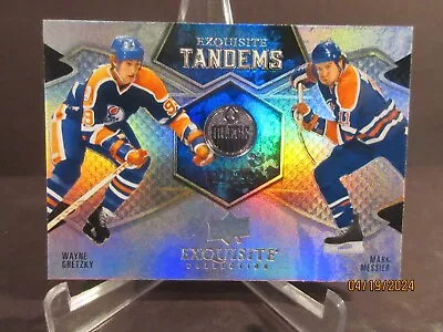 2023-24 Black Diamond Exquisite Tandems Wayne Gretzky & Mark Messier #122/299 • $17.10