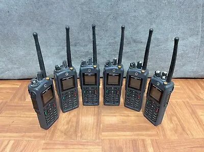 LOT OF 6 Motorola R765 Portable 2-Way Radio Handheld Walkie Talkie Cell Phones • $249.77