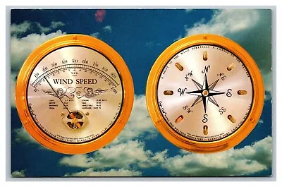 Harwich Port MA Mass Massachusetts Cape Cod Wind Weather Advertising Postcard  • $6.78