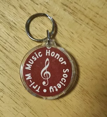 Vintage Stock New Tri-M Music Honor Society Keychain Keyring Musical Note 🎵 Htf • $19.99