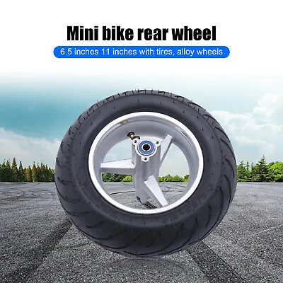 110/50-6.5 Rear Wheel With Tyre Alloy Rim Hub Inner Tube For Mini Pocket Bike • $42.75