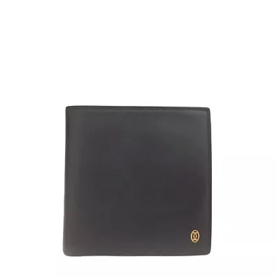 Must De Cartier Pasha Leather Bifold Wallet/2Y0112 • $1