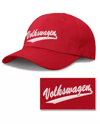 Vintage Volkswagen Emblem - Baseball Cap For Men & Women - Side View • $22.90