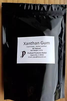 Xanthan Gum 1.0 Lb 100% Pure All Natural Food Grade • $10