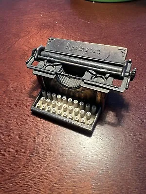 Vintage Remington Typewriter Pencil Sharpener Die Cast Metal Miniature 2 3/4  • $7