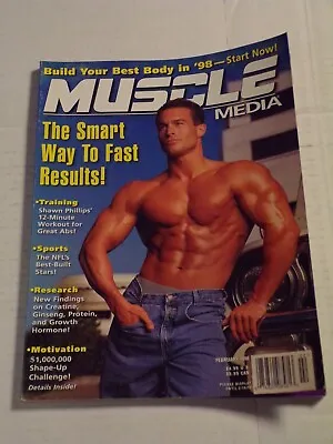 Muscle Media Magazine February 1998 Shawn Phillips - 102523JENON3-55 • $14.94