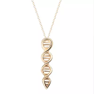 DNA Molecule Necklace Biology Jewellery Chemistry Pendant Chain Women's Mens • $15.56