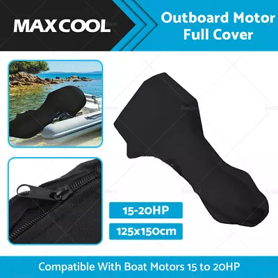 $32.25 • Buy 15HP - 20HP Full Outboard Boat Motor Engine Cover Dust Rain Protector Waterproof