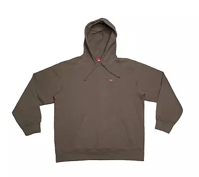 Supreme Men’s Large Brown Box Logo Heavy Hooded Sweatshirt Hoodie FW22 • $149.99