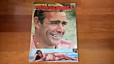James Bond 1965 Thunderball Dr No From Russia With Love & Goldfinger Programme • £12