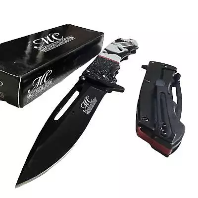 Master Collection Skull Fantasy Collector's 8  Pocket Knife With Aluminum Handle • $13.99