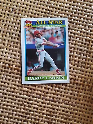 1991 Topps  #400 Barry Larkin All-Star Reds HOF - B - NM/MT • $5