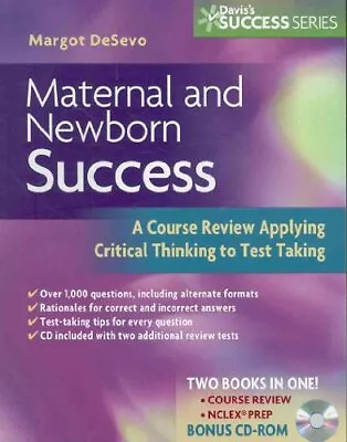 Maternity And Newborn Success (Mate... Margot R. De Se • $8.39