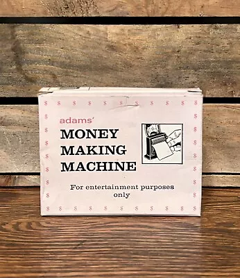 Vintage Adam’s’ Money Making Machine For Entertainment Purposes Only • $13