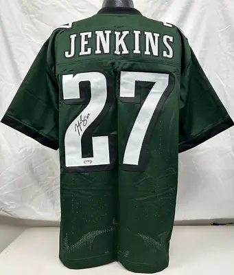 Malcolm Jenkins Signed Eagles Style Custom Player Jersey PSA 501 • $159.99
