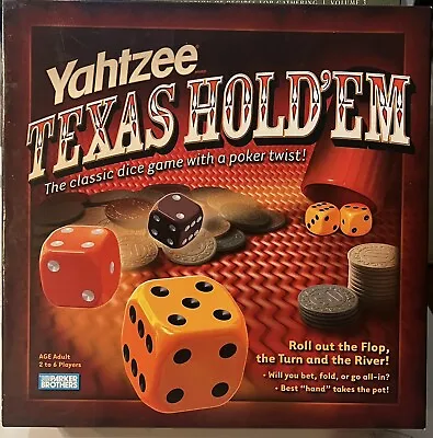 2004 - New! Yahtzee Texas Hold'Em Poker Dice Game Parker Brothers Sealed Hasbro • $25