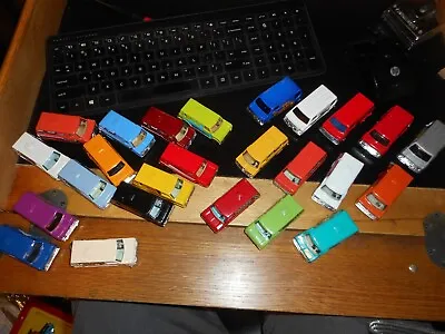Large Lot Of 25 Yatming Bedford Vintage Diecast Bubble Window Vans Great #899 • $85