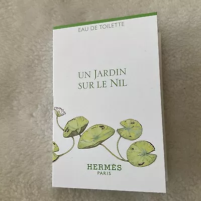 Hermes Un Jardin Sur Le Nil 2 ML 0.06 Oz Womens Spray Fragrance EDT • $10.99