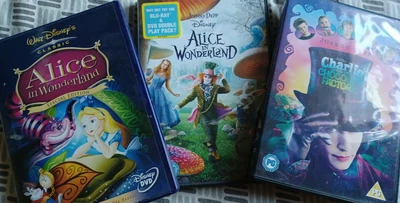 £2.49 • Buy Alice In Wonderland Disney DVD, Tim Burton's Film And Charlie & Choc Factory DVD