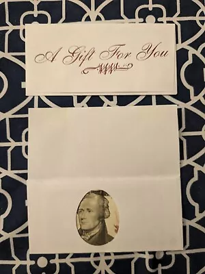 25 Money Envelope Gift Envelopes With Die-Cut Hole - Gummed Adhesive On Flap • $7.50